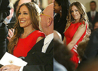 Photos of Sarah Jessica Parker Wearing Victoria Beckham at The White House 2010-02-27 07:00:00