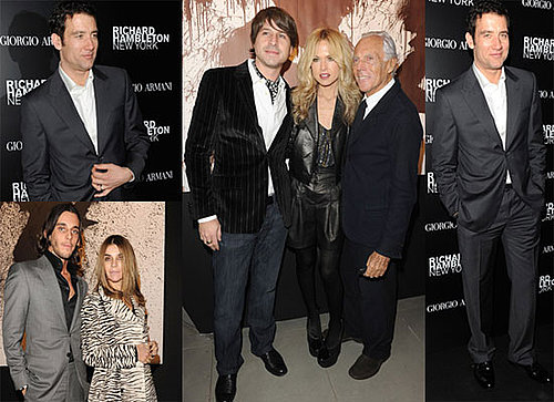 Photos of Clive Owen and Rachel Zoe at the Richard Hambleton Show Hosted by Vladimir Restoin-Roitfeld During Milan Fashion Week 2010-02-26 08:45:00