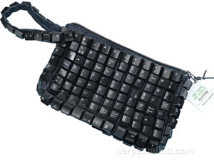 Recycled Keyboard Clutch: Totally Geeky or Geek Chic?