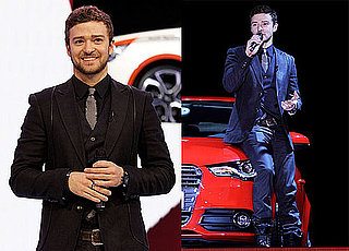 Photos of Justin Timberlake Introducing the New Audi A1 in Switzerland at the Geneva International Motor Show 2010-03-02 13:30:00
