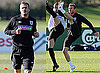 Photos of David Beckham Practicing With AC Milan Before Their Match Against Egypt in London 2010-03-02 15:30:09