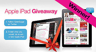 GeekSugar Twitter iPad Giveaway Results