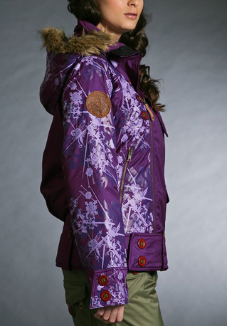 Gretchen Bleiler Mane Jacket, purple ($280) Gretchen Bleiler Mane Jacket, purple ($280)