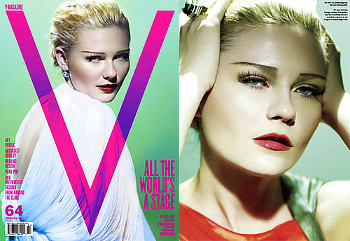 Photos of Kirsten Dunst on the Cover of V Magazine Shot by Mario Testino 2010-03-09 11:00:06