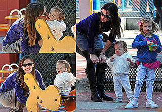 Photos of Jennifer Garner, Violet Affleck, Seraphina Affleck in LA