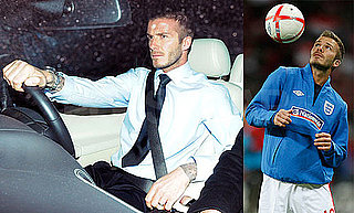 Photos of David Beckham Out in Milan; Playing With AC Milan