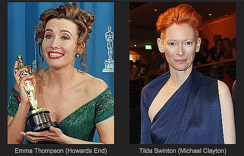Oscar Nominees Faceoff Game Featuring British Actors and Actresses Who Have Been Nominated for Academy Awards