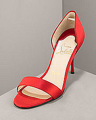Christian Louboutin Satin d'Orsay�-� Shoes & Handbags�-� Neiman Marcus