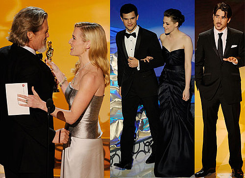 Extensive Gallery of Photos of all the Action Onstage at the Oscars 2010 Including Video of Kristen Stewart and Taylor Lautner
