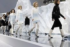 Chanel Fall 2010: All Faux Fur and Icebergs