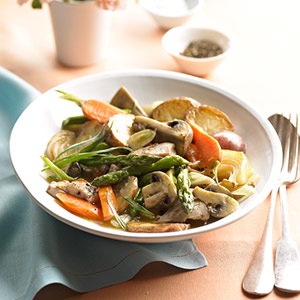 Easy, One-Pot Chicken and Vegetable Braise