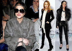 Photos of Kate Moss, Lindsay Lohan, And Vanessa Paradis Exploring Paris Fashion Week Photos of Kate Moss, Lindsay Lohan, And Vanessa Paradis Exploring Paris Fashion Week