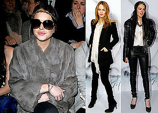 Photos of Kate Moss, Lindsay Lohan, And Vanessa Paradis Exploring Paris Fashion Week