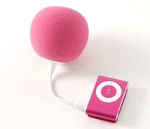 Photos of the Balloon iPod Speaker