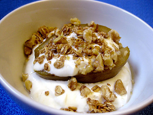 Baked Pears With Yogurt and Granola Recipe