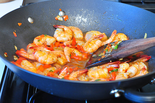 Shrimp, Cilantro and Rice Noodles Shrimp, Cilantro and Rice Noodles