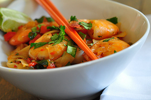 Shrimp, Cilantro and Rice Noodles Shrimp, Cilantro and Rice Noodles