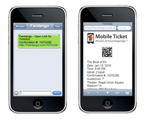 Fandango Debuts Mobile Movie Tickets