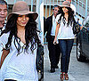 Photos of Vanessa Hudgens Wearing Floppy Hat in Santa Monica