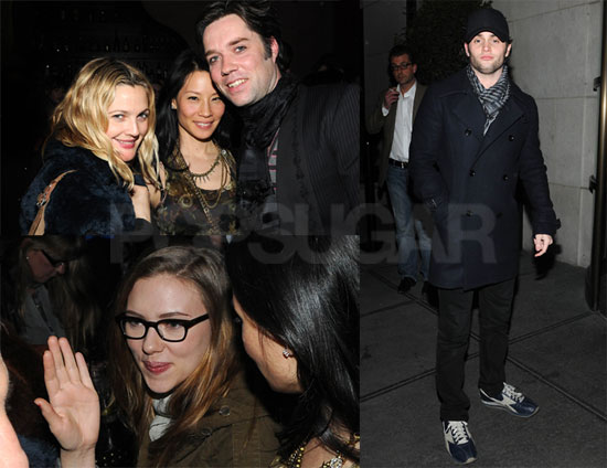Photos of Scarlett Johansson, Drew Barrymore, Lucy Liu, and Penn Badgley at a Rufus Wainwright Show in Los Angeles Photos of Scarlett Johansson, Drew Barrymore, Lucy Liu, and Penn Badgley at a Rufus Wainwright Show in Los Angeles