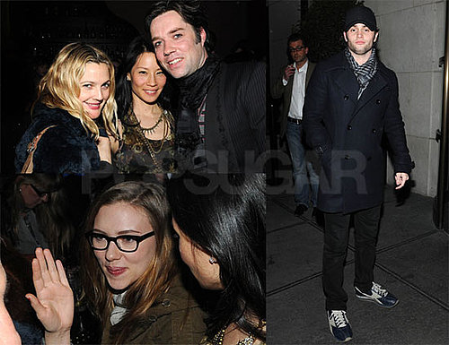 Photos of Scarlett Johansson, Drew Barrymore, Lucy Liu, and Penn Badgley at a Rufus Wainwright Show in Los Angeles