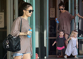 Photos of Nicole Richie and Harlow Madden Playing With Her Friend in Los Angeles