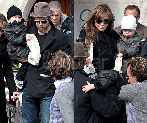 Photos of Vivienne and Knox Jolie-Pitt in Italy