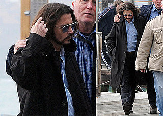 Photos of Johnny Depp Wearing Sunglasses on the Set of The Tourist in Venice 2010-03-19 02:00:00