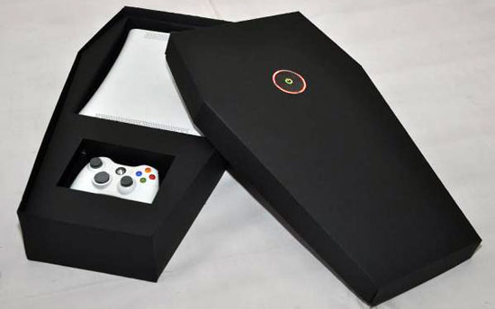 Photos of the Red Ring of Death Xbox 360 Coffin Photos of the Red Ring of Death Xbox 360 Coffin