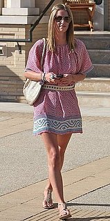 Nicky Hilton in Mosaic Printed Tolani Tunic Shopping in LA
