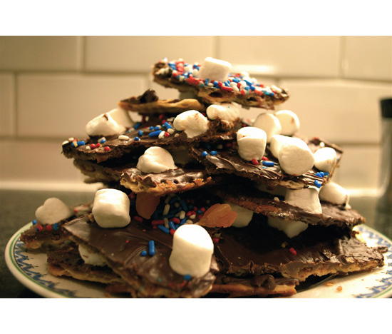 Choco-Toffee Matzoh