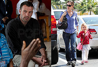 Photos of Jennifer Garner and Violet Affleck in LA, Ben Affleck in Congo