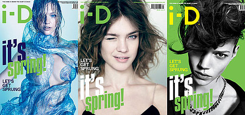Natalia Vodianova, Freja Beha Erichsen, Sasha Pivovarova on i-D Magazine Spring Covers