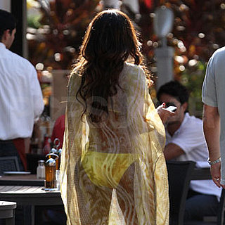 Guess Who's Wearing a See-Through Bikini Cover-Up?