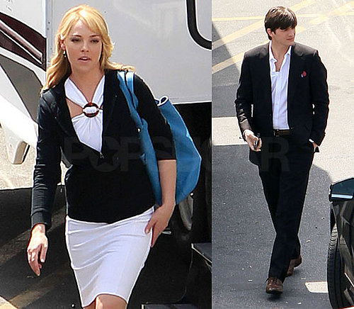 Photos of Katherine Heigl and Ashton Kutcher On LA Set of Killers For Reshoots