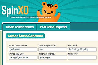 Generate Screen Names With SpinXO