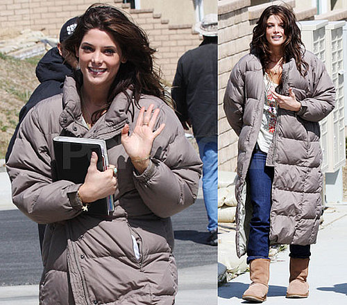 Photos of Twilight Star Ashley Greene on LA Set of Apparition