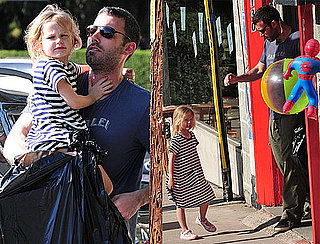 Photos of Ben And Violet Affleck Toy Shopping in LA