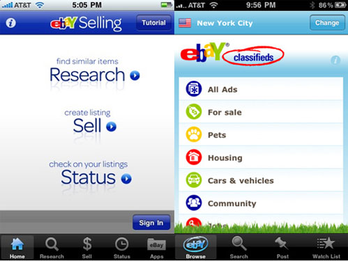 New ebay App For iPhone