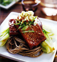 Sesame Noodles With Tofu Steaks Recipe