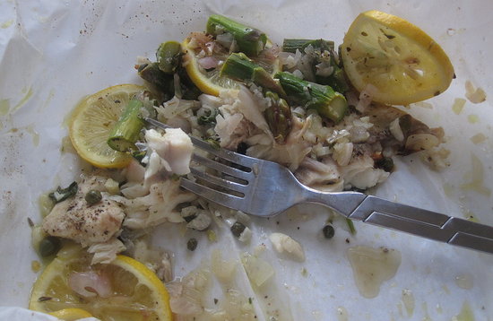 Photos of Tilapia and Vegetable Packets