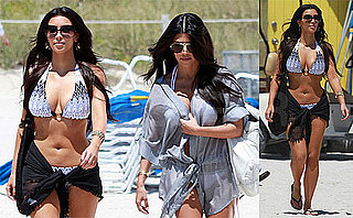 Photos of Kim and Kourtney Kardashian in Bikinis in Miami