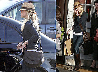 Photos of Reese Witherspoon Wearing a Fedora and Shopping at the Brentwood Country Mart