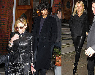 Photos of Madonna, Jesus, Gwyneth Paltrow and Stella McCartney Dine in London