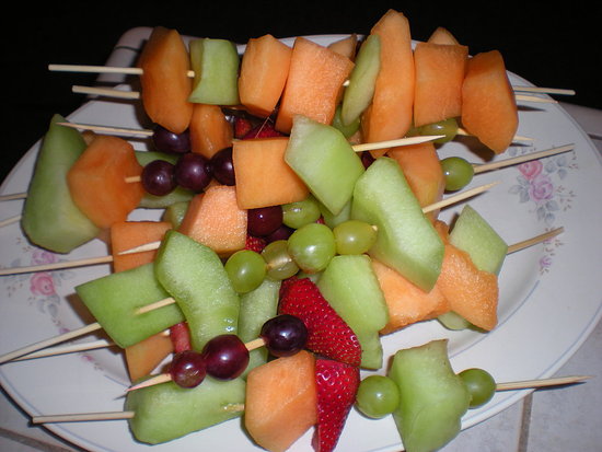 fruit skewers