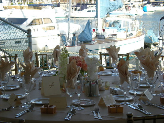 Reception on the Marina