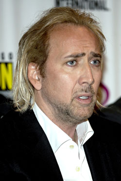 Picture of Nicolas Cage With Blond Hair