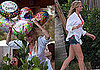 Photos of Cameron Diaz in Miami Wearing a Cover-up Over Her Bikini