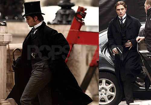 Photos of Robert Pattinson and Kristin Scott Thomas Filming Bel Ami in Budapest