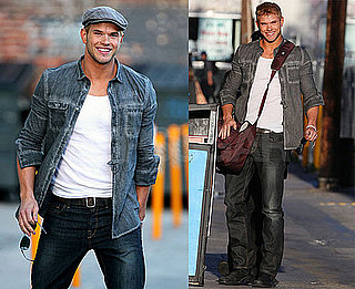 Photos of Kellan Lutz Leaving Jimmy Kimmel Live